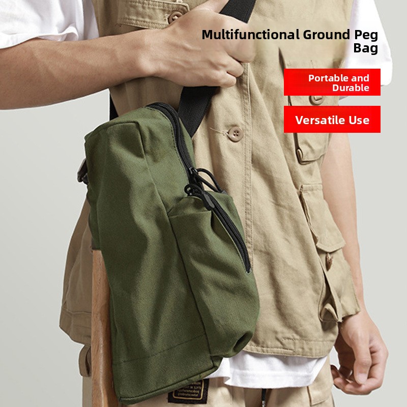 Outdoor Camping Gear Brands - Portable Camping Tent Stakes Storage Bag