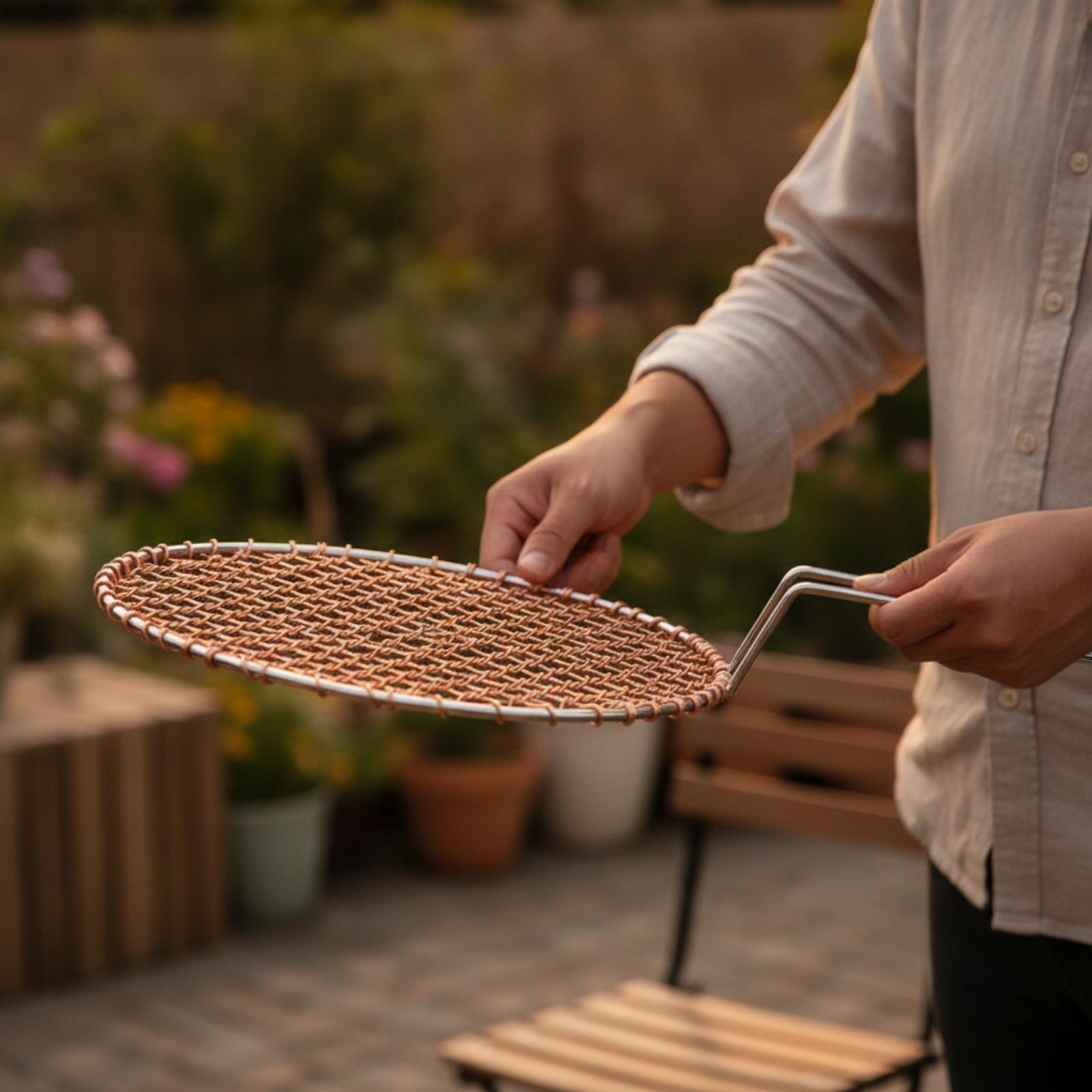 Portable Copper Mesh Round Gri - Outdoor Camping Stove review and price