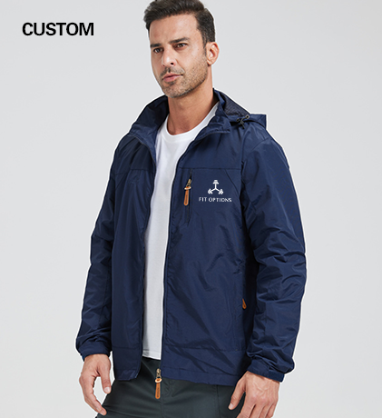 Men Sports Jacket Custom Logo  - Outdoor Camping Logo review and price