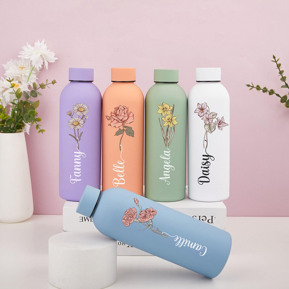 Customized Floral Water Bottle - Outdoor Camping Water Tank review and price