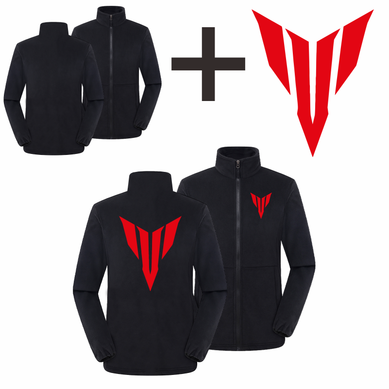 Winter Fleece Hiking Jacket Fo - Outdoor Camping Logo review and price