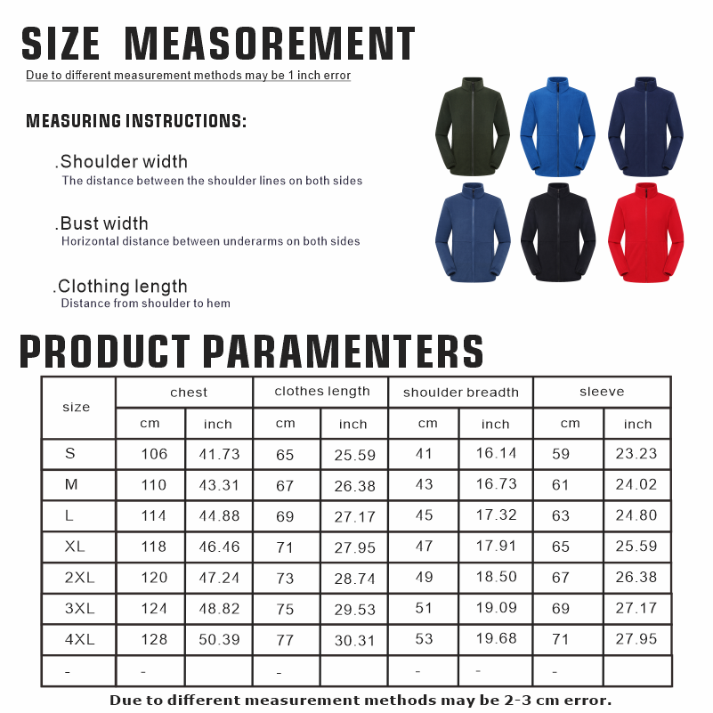 Winter Fleece Hiking Jacket Fo - Outdoor Camping Logo review and price