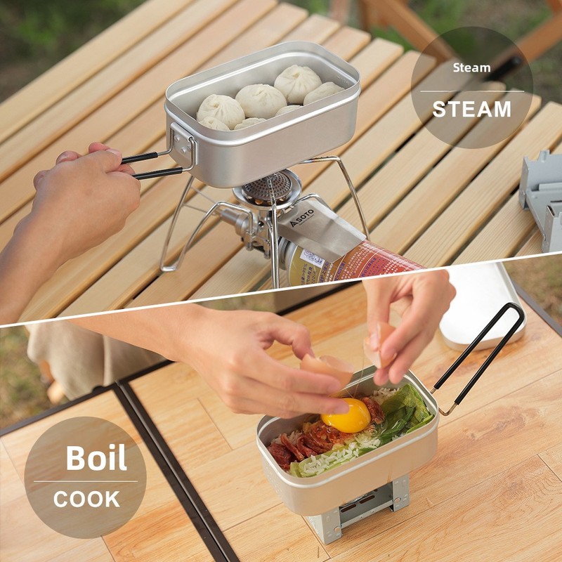 Japanese Aluminum Lunch Box Ou - Japanese Outdoor Camping review and price