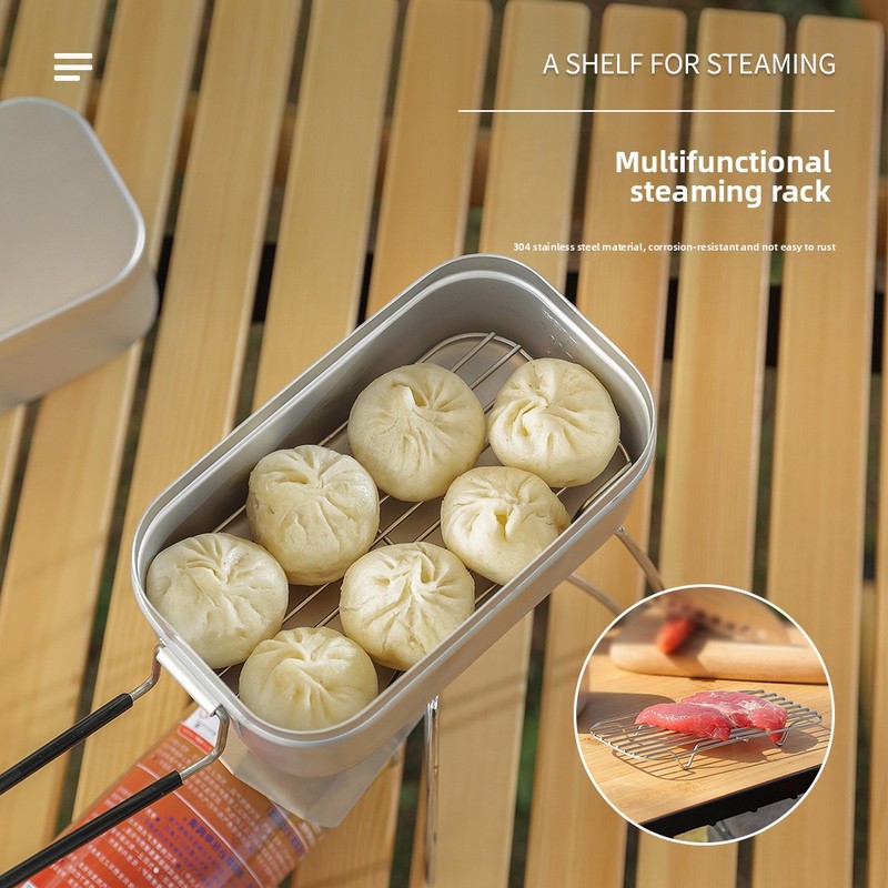 Japanese Aluminum Lunch Box Ou - Japanese Outdoor Camping review and price
