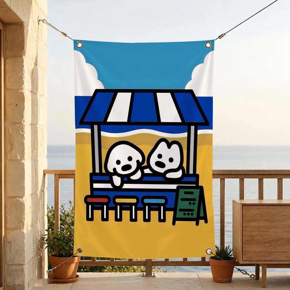 Korea M-Matsui Cute Dog Flags  - Outdoor Camping Korea review and price