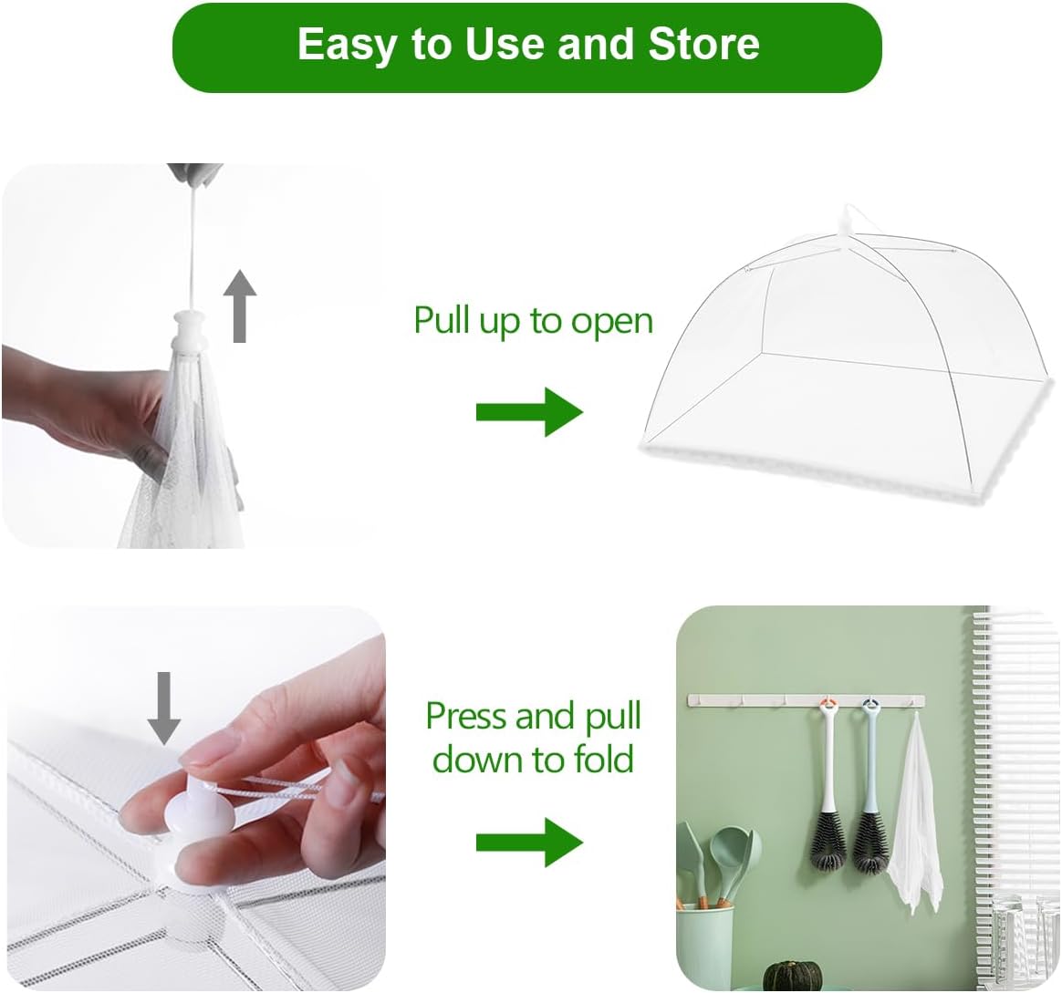 (6 Pack) Mesh Food Covers Tent - Outdoor Camping Food review and price