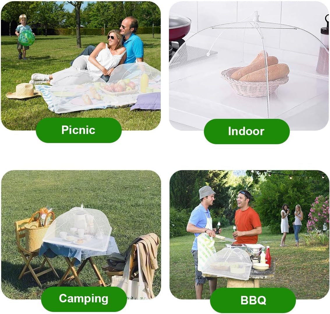 (6 Pack) Mesh Food Covers Tent - Outdoor Camping Food review and price