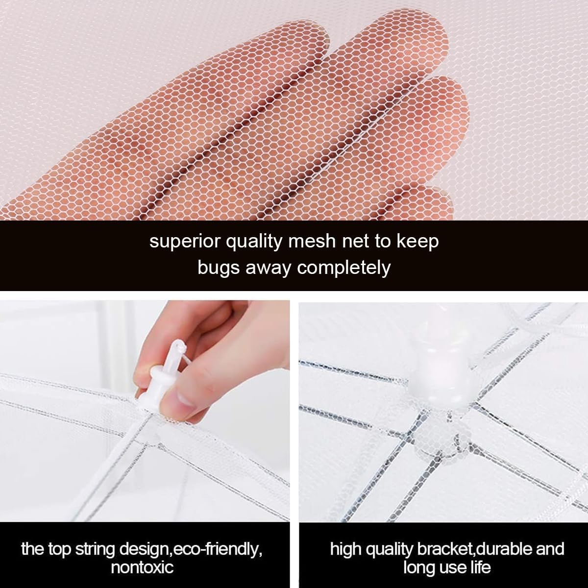 (6 Pack) Mesh Food Covers Tent - Outdoor Camping Food review and price
