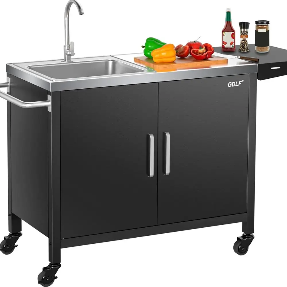 Outdoor Kitchen Island with St - Outdoor Camping Kitchen With Sink review and price