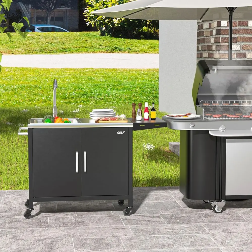 Outdoor Kitchen Island with St - Outdoor Camping Kitchen With Sink review and price