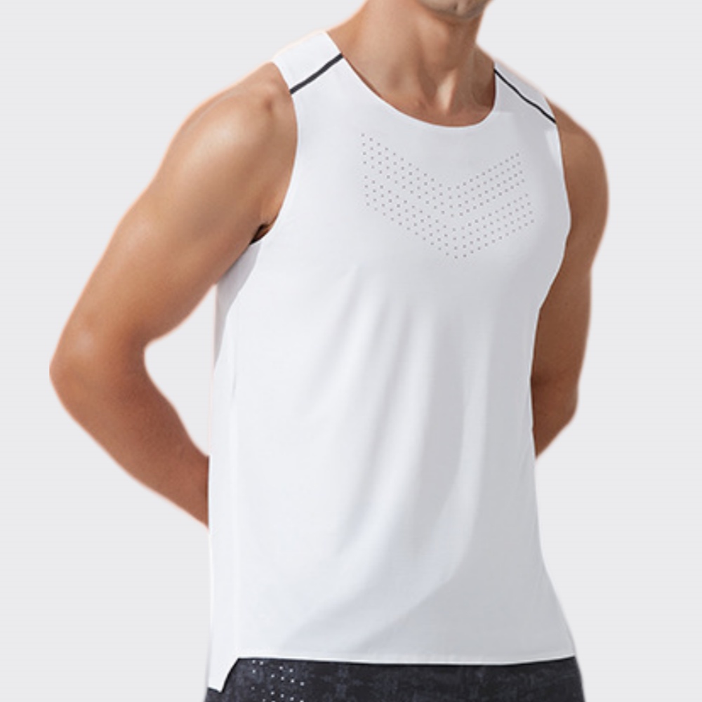 Men Gym Vest Quick Dry Running - Outdoor Camping Logo review and price