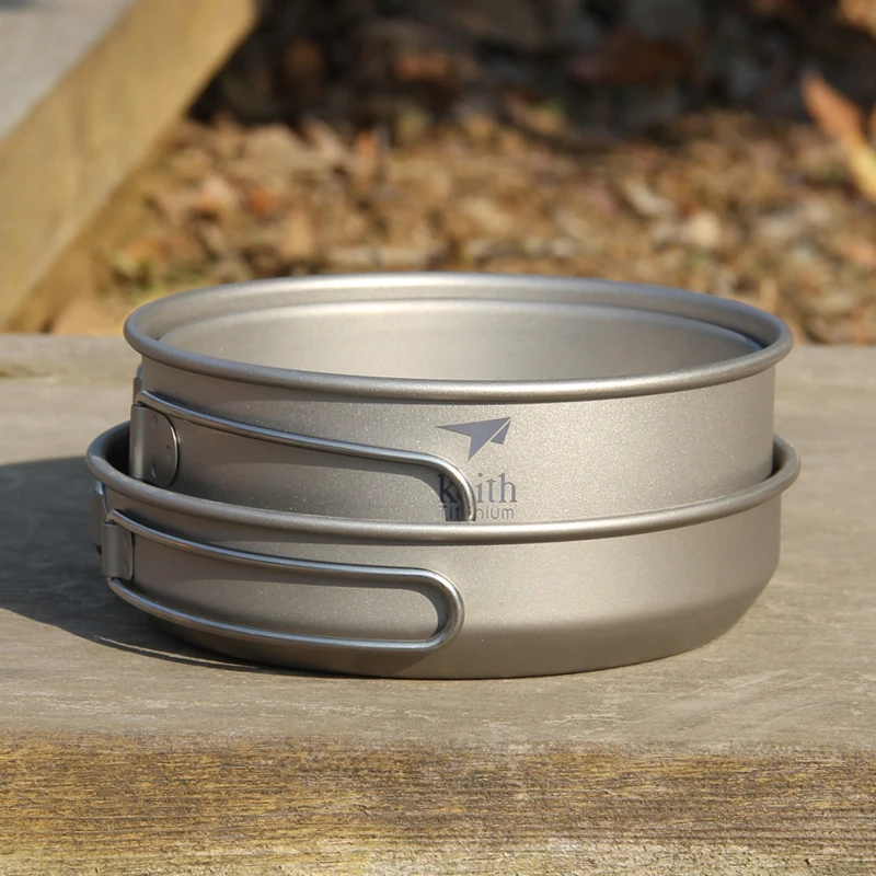 Keith 3PCS Titanium Cookware P - Outdoor Camping Essentials review and price