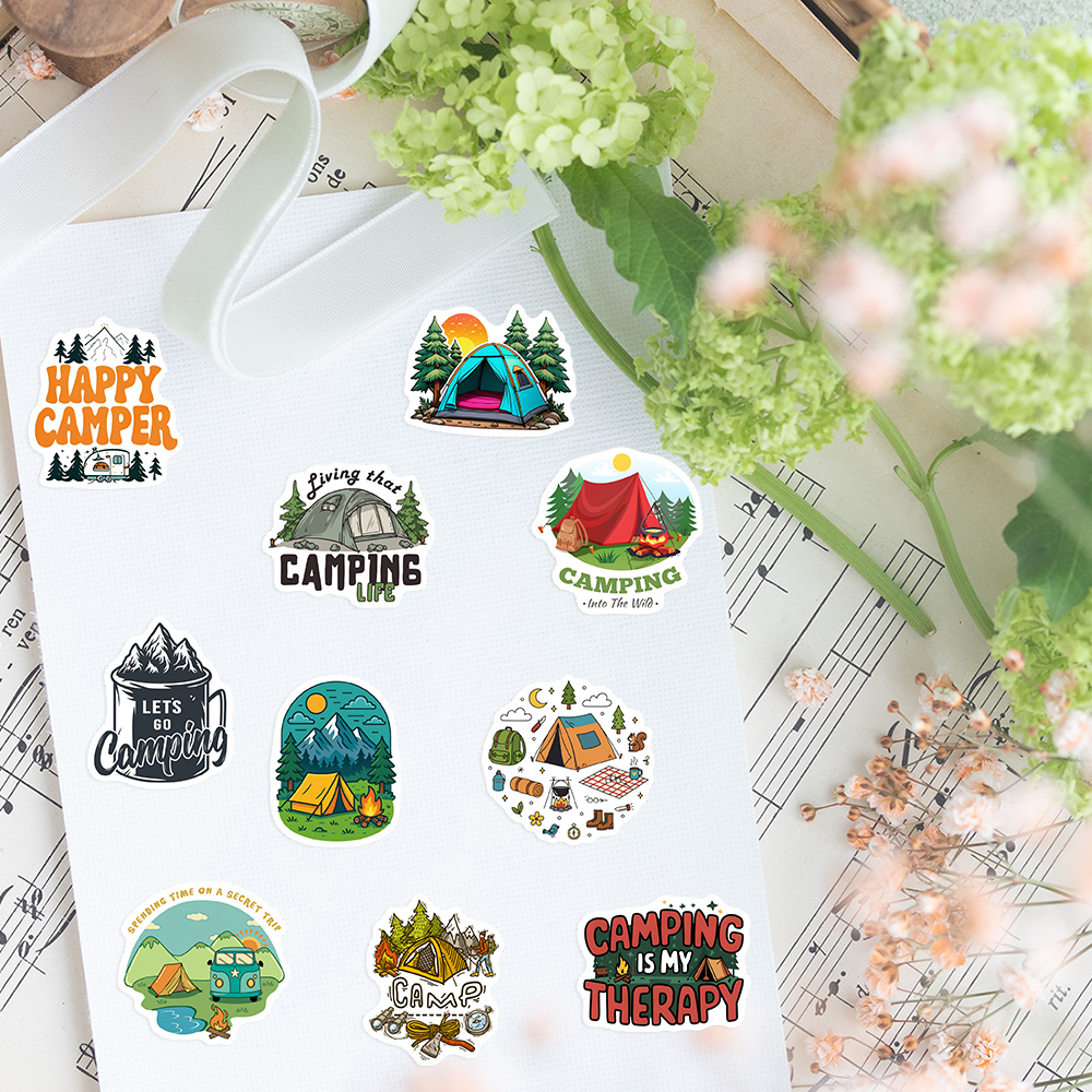 DIY Camping Adventure Stickers - Outdoor Camping Water Tank review and price