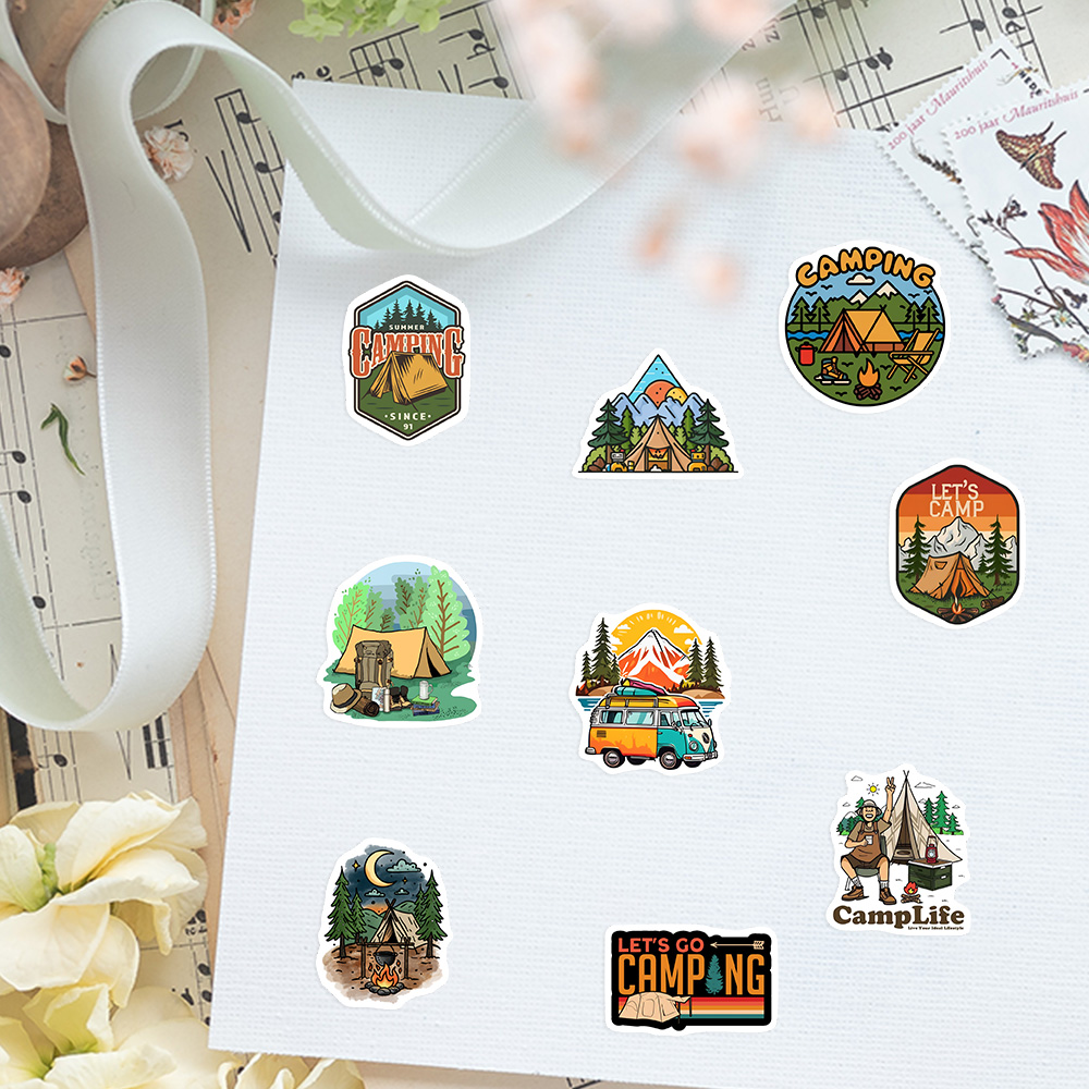 DIY Camping Adventure Stickers - Outdoor Camping Water Tank review and price