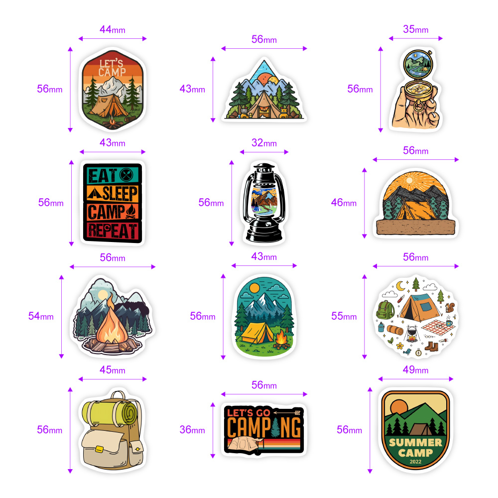 DIY Camping Adventure Stickers - Outdoor Camping Water Tank review and price