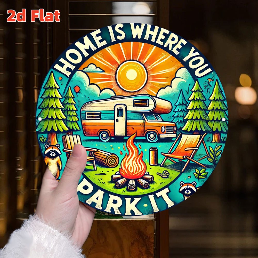 Retro camping wooden wall art  - Outdoor Camping Quotes review and price
