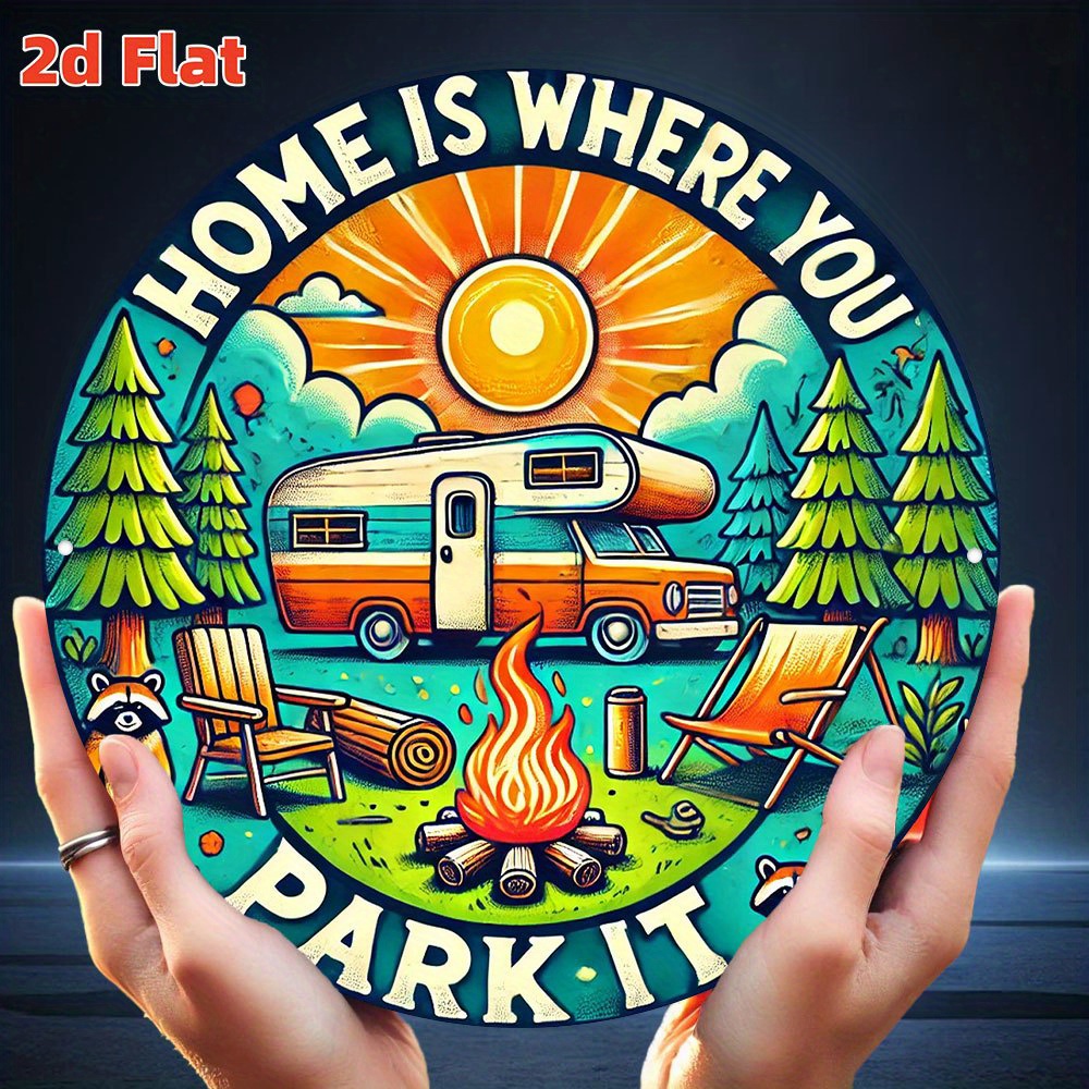 Retro camping wooden wall art  - Outdoor Camping Quotes review and price