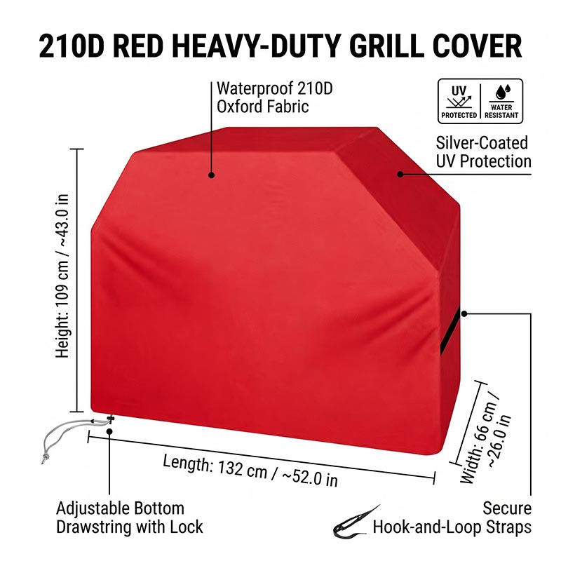 210D BBQ Cover Dustproof Water - Outdoor Camping Stove review and price