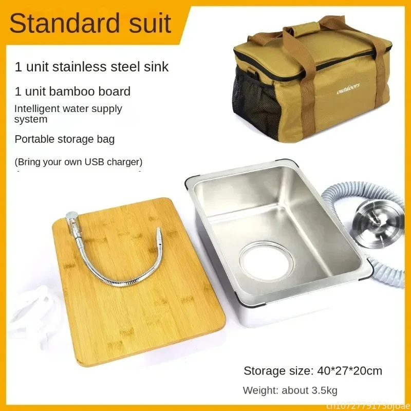 Outdoor IGT Camping Table Kitc - Outdoor Camping Kitchen With Sink review and price