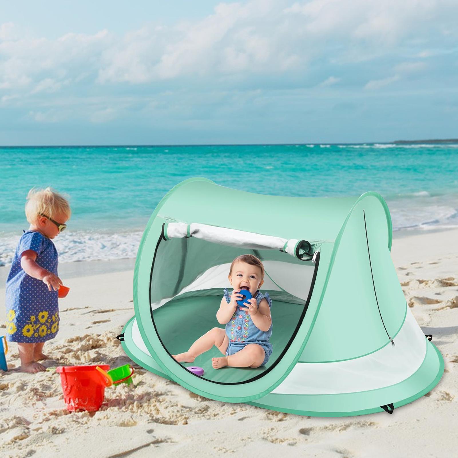 Kids Beach Tent UPF 50 Childre - Outdoor Camping Games For Kids review and price