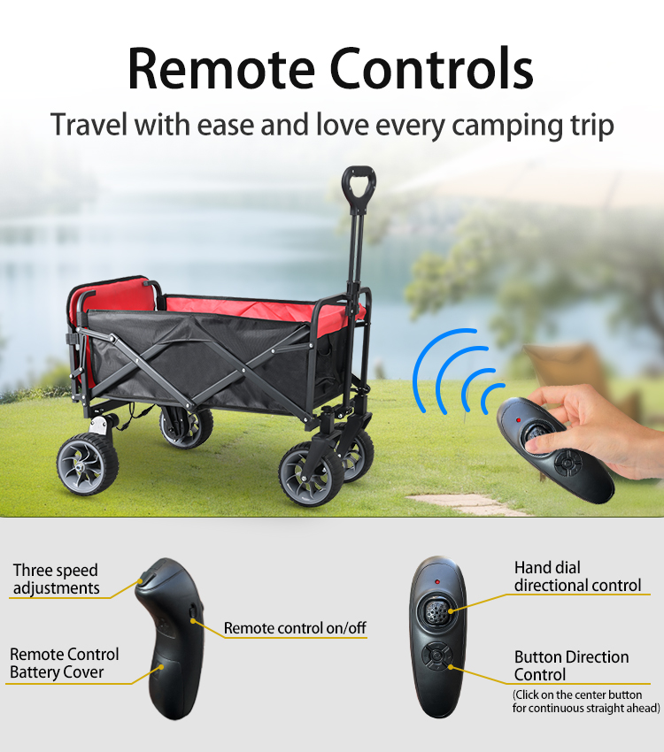 Electric Camping Wagon Cart Fo - Outdoor Camping Set review and price