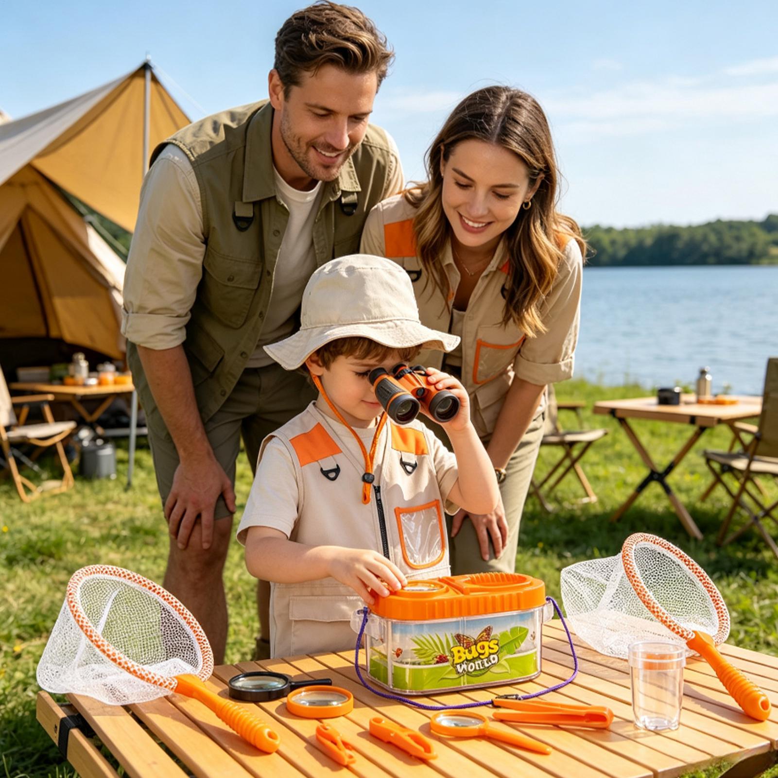 Kids Adventure Kit With Magnif - Outdoor Camping Activities For Kids review and price