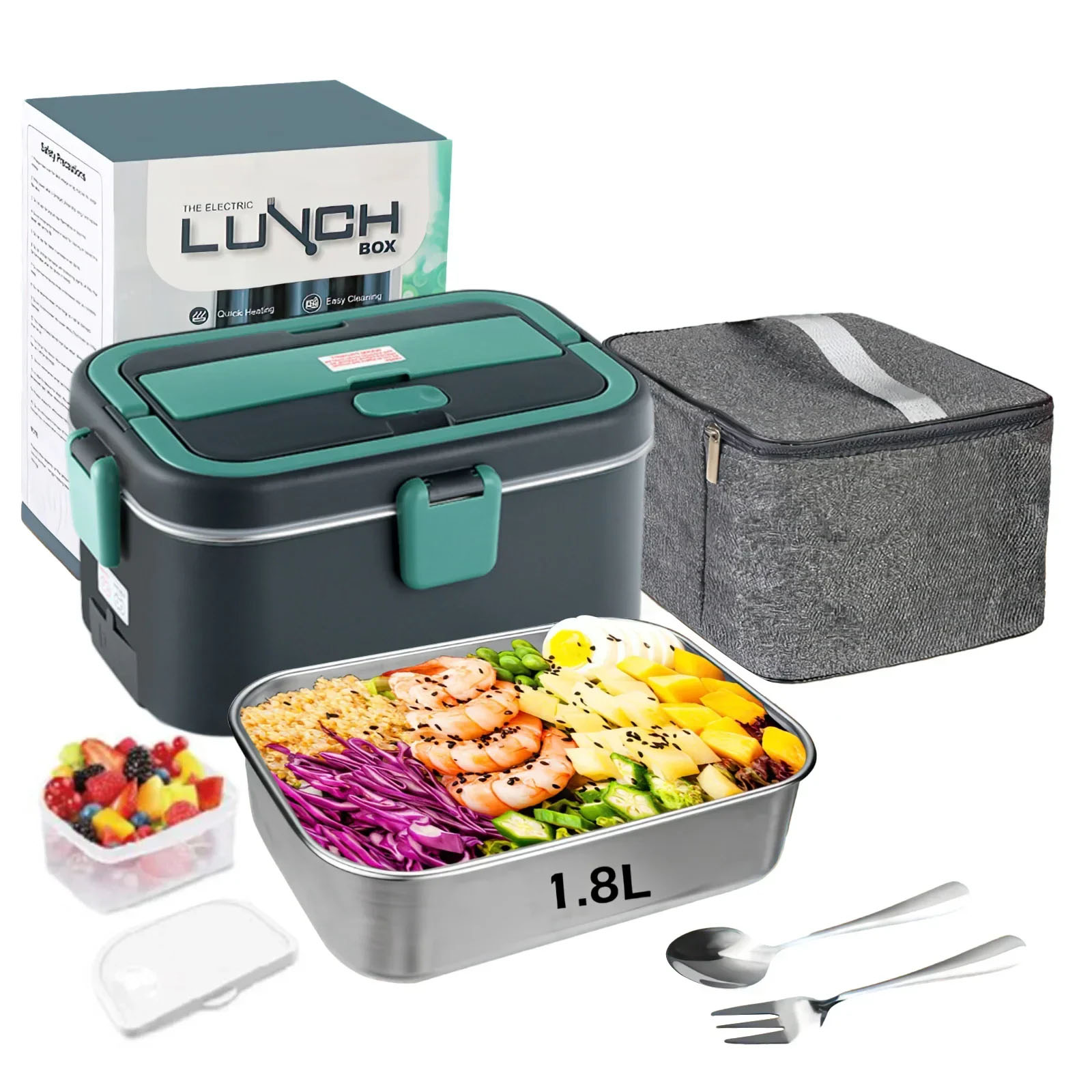 Electric Lunch Box Food Warmer - Outdoor Camping Food review and price