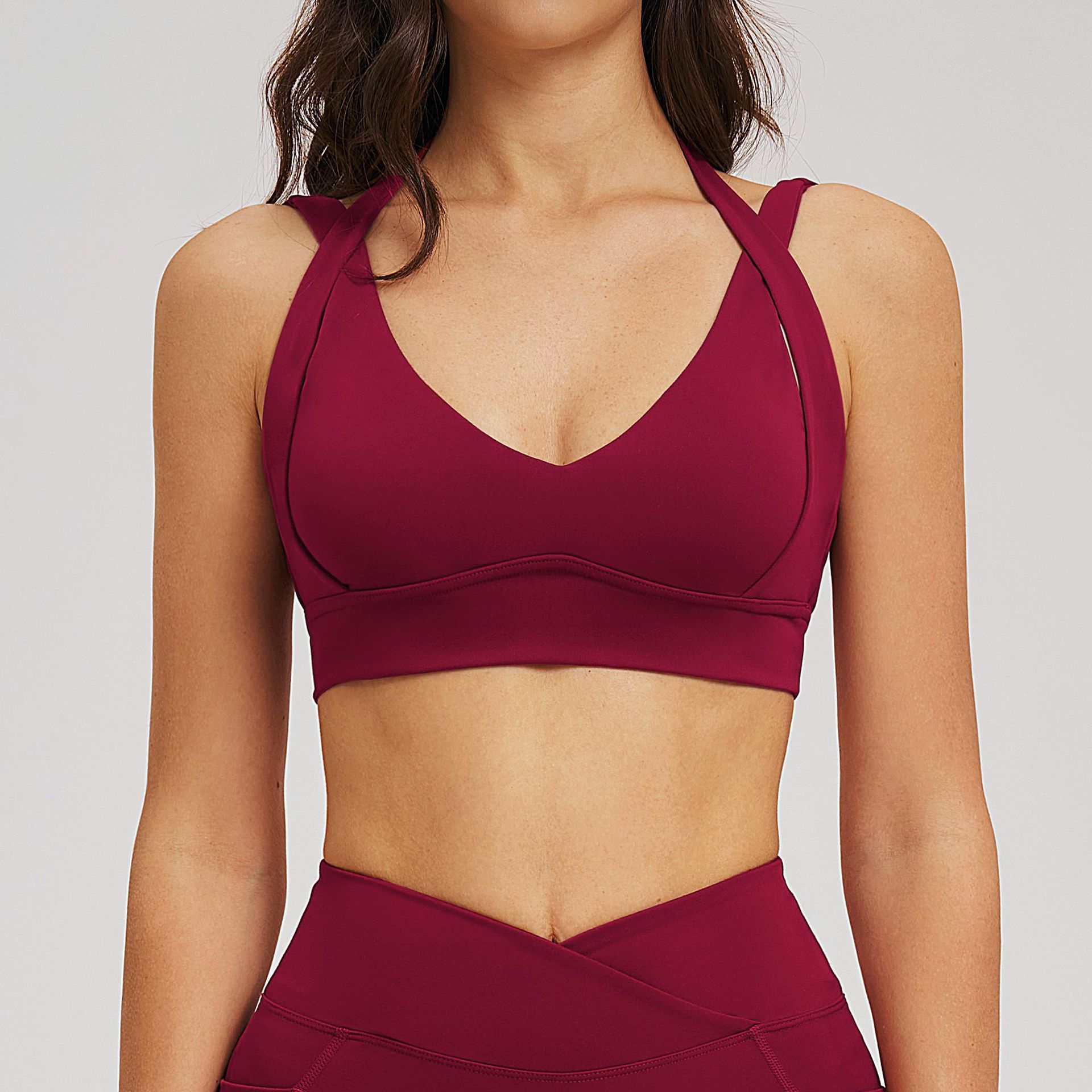 Workout Clothes Woman Gym Top  - Outdoor Camping Logo review and price