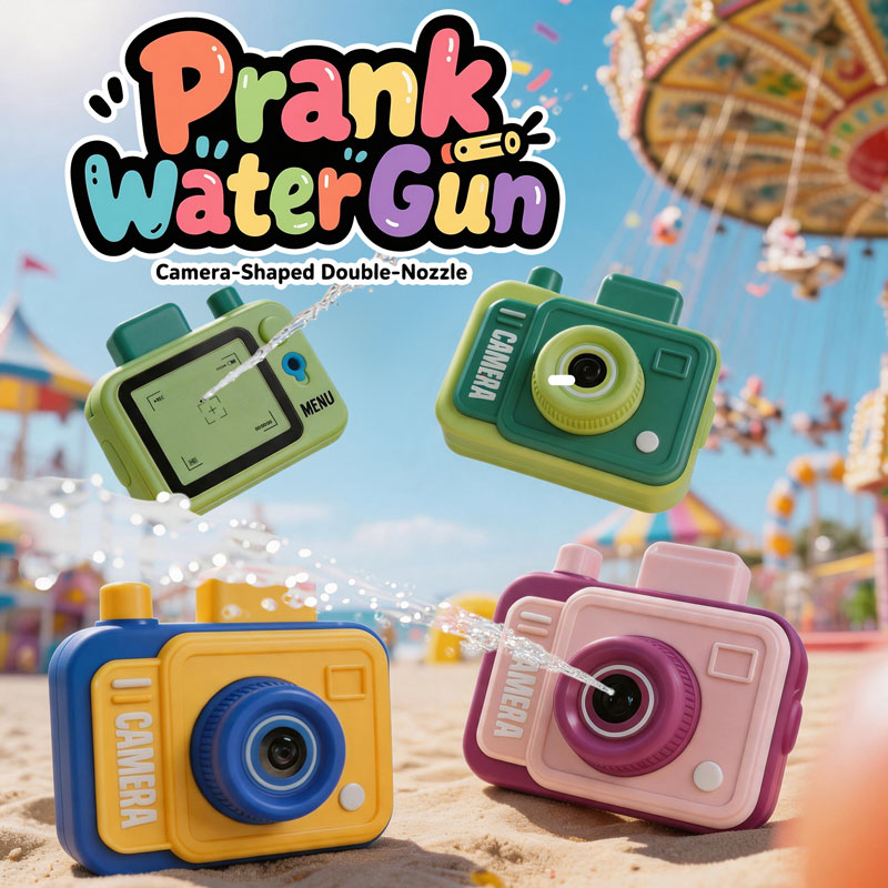 Double-sided Water Gun Camera  - Outdoor Camping Games For Kids review and price