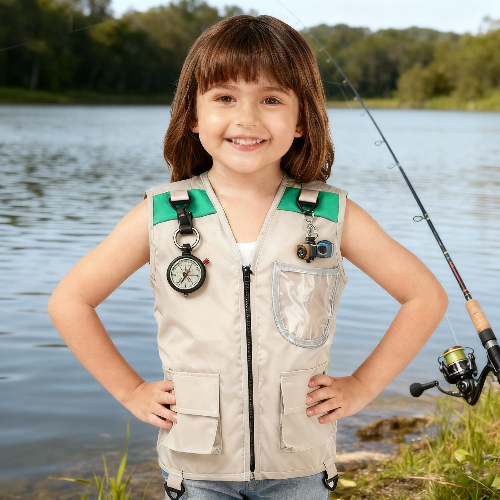 Kids Cargo Vest Sleeveless Cos - Outdoor Camping Activities For Kids review and price