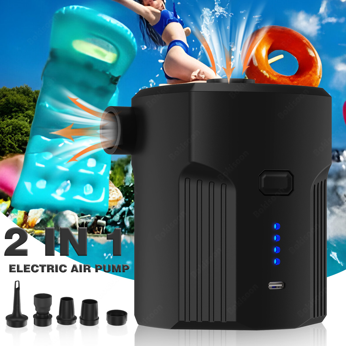 Portable Electric Air Pump for - Outdoor Camping Mattress review and price