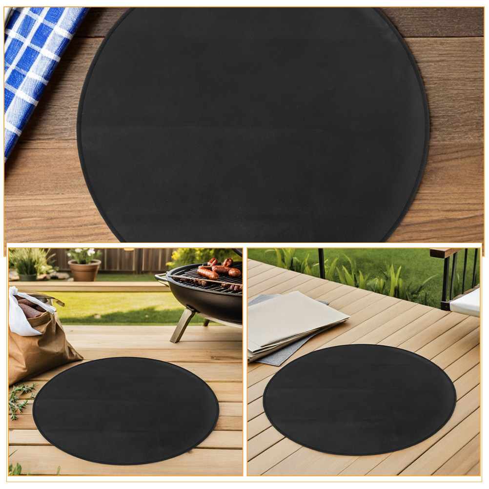 Round Fireproof Bbq Mat Heat R - Outdoor Camping Stove review and price