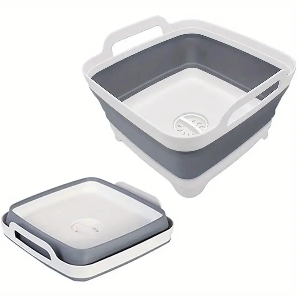 1Pc Square Fruit Vegetable Was - Outdoor Camping Kitchen With Sink review and price