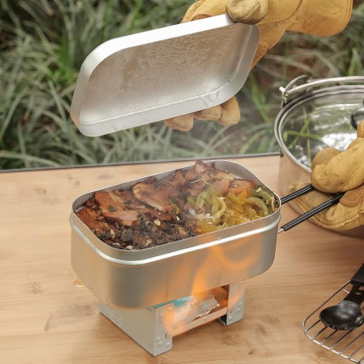 Foldable Bento Box Handle, Lun - Outdoor Camping Essentials review and price