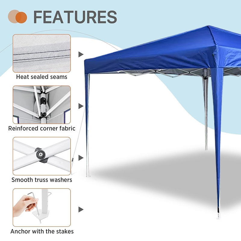 3x3m Four-sided Folding Pop Up - Outdoor Camping Exhibition review and price