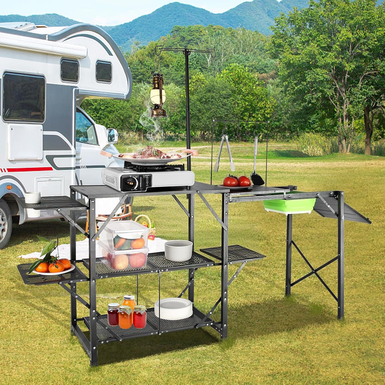 Camping Kitchen Table with Sin - Outdoor Camping Kitchen With Sink review and price